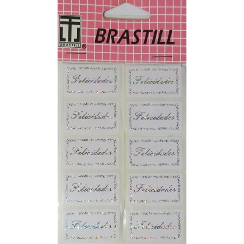 Etiquetas Decorativas Cartela C/10